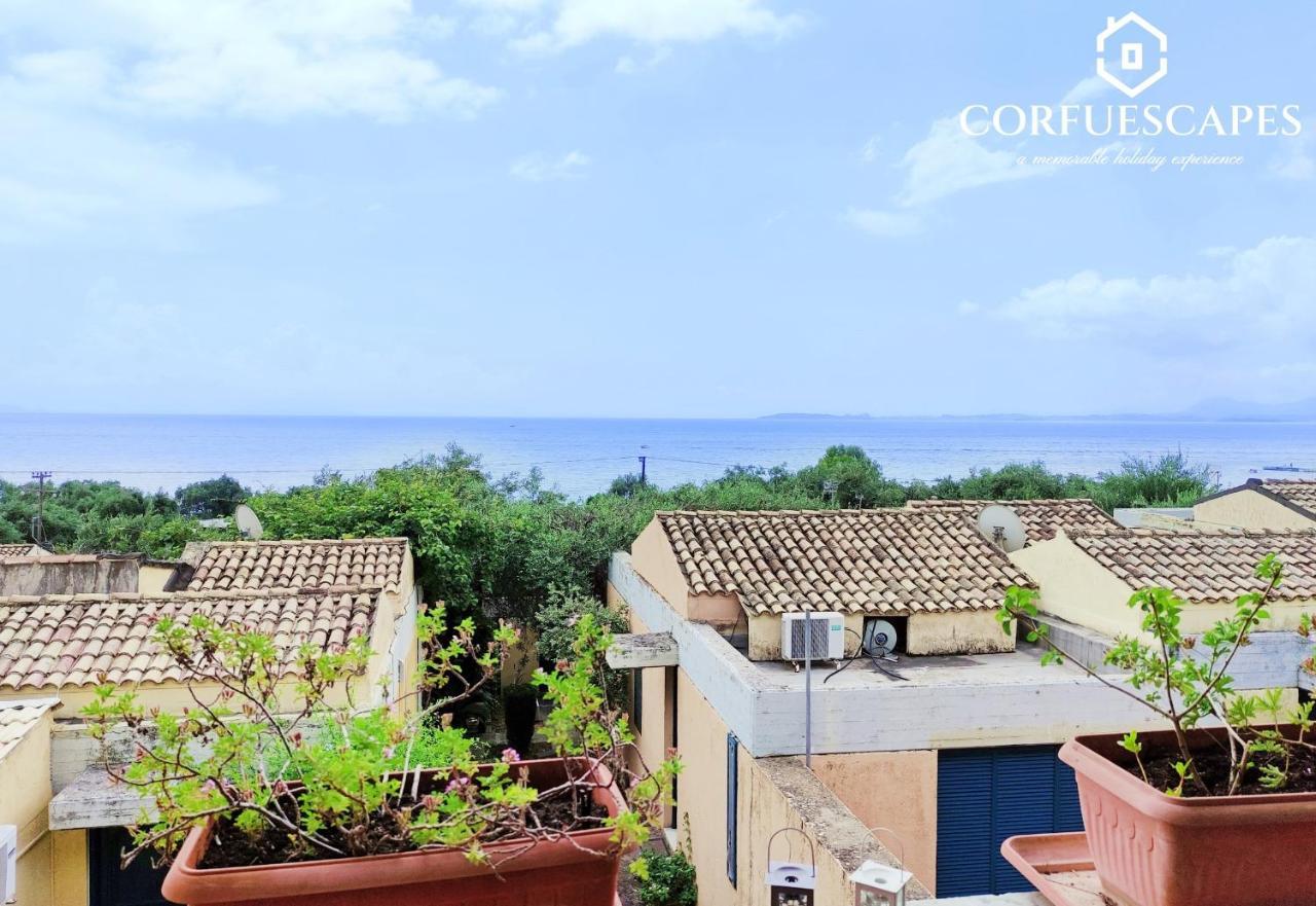Mira El Mar By Corfuescapes Villa Barbati Exteriör bild